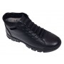 Ghete barbati din piele naturala de culoare neagra imblanite SPORT23N